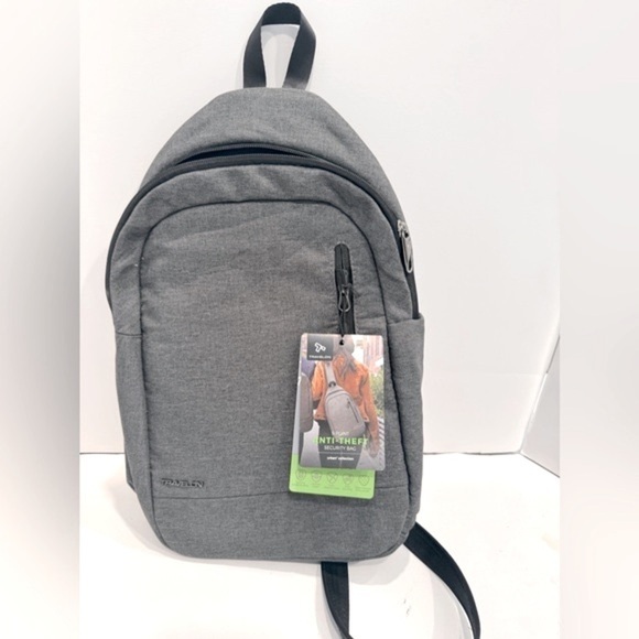 Anti-Theft Urban Sling Bag Backpack, Black, travel bag, one shoulder bag slate - Picture 10 of 12